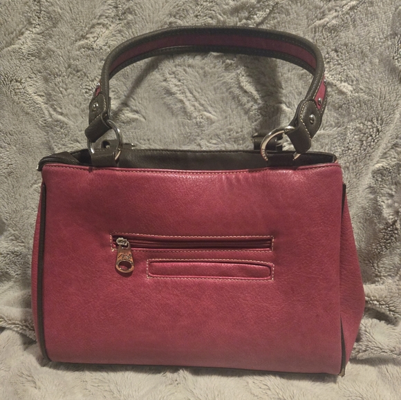 Montana West Hot Pink with Silver and Turquoise Cross  Purse - Picture 3 of 6